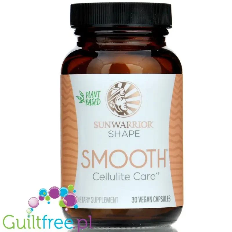 Sunwarrior Shape Smooth Cellulite Care - wegańskie kapsułki z amlą, kwasem hialuronowym i ekstraktem czerwonej pomarańczy
