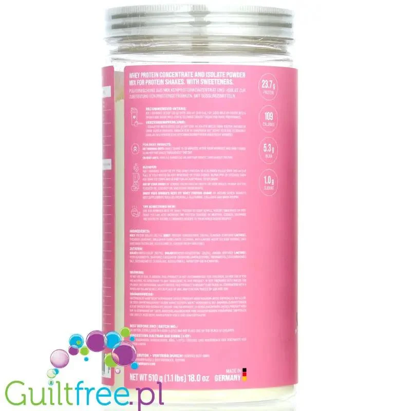 Women's Best Fit Pro Whey French Vanilla 0,51kg - odżywka białkowa dla kobiet z WPC & WPI, smak Wanilia