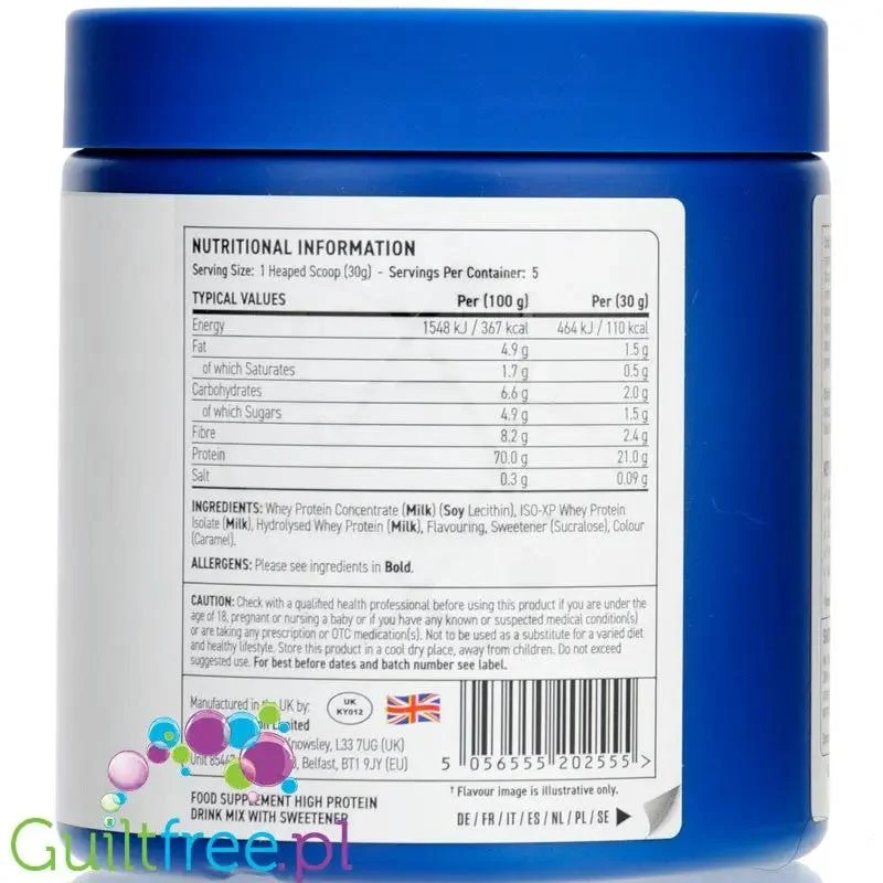 Applied Critical Whey Advanced Protein Carrot Cake - odżywka białkowa z WPI, WPH i WPC, 21g białka & 110kcal