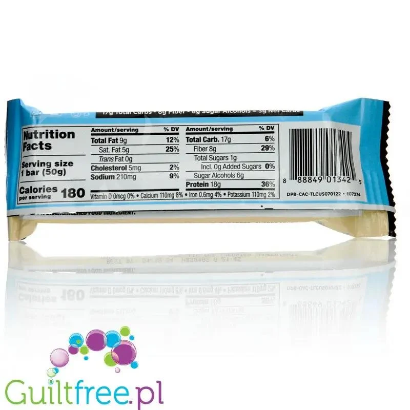 Quest Bar Dipped Cookies & Cream - baton ciasteczkowy w polewie, 18g białka & 180kcal