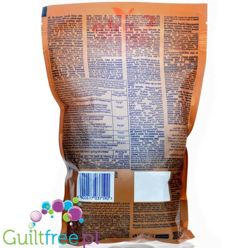 Sante Fit Granola Nuts & Cocoa płatki śniadaniowe bez dodatku cukru