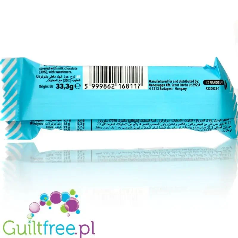 Nano Ä Protein Softy Bar Coconut Choco - baton białkowy bez cukru 130kcal, Kokos Czekolada