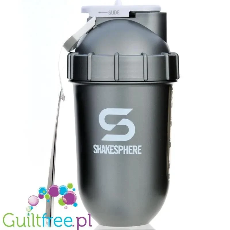 Shakesphere Tumbler View 700ml Gun Metal - szejker sferyczny z kulistym dnem bez osadów