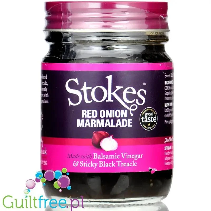 Stokes Red Onion Marmalade (CHEAT MEAL) - wytrawna marmolada z czerwonej cebuli z octem balsamicznym i czarną melasą