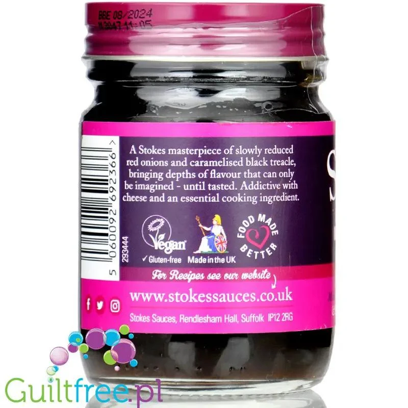 Stokes Red Onion Marmalade (CHEAT MEAL) - wytrawna marmolada z czerwonej cebuli z octem balsamicznym i czarną melasą