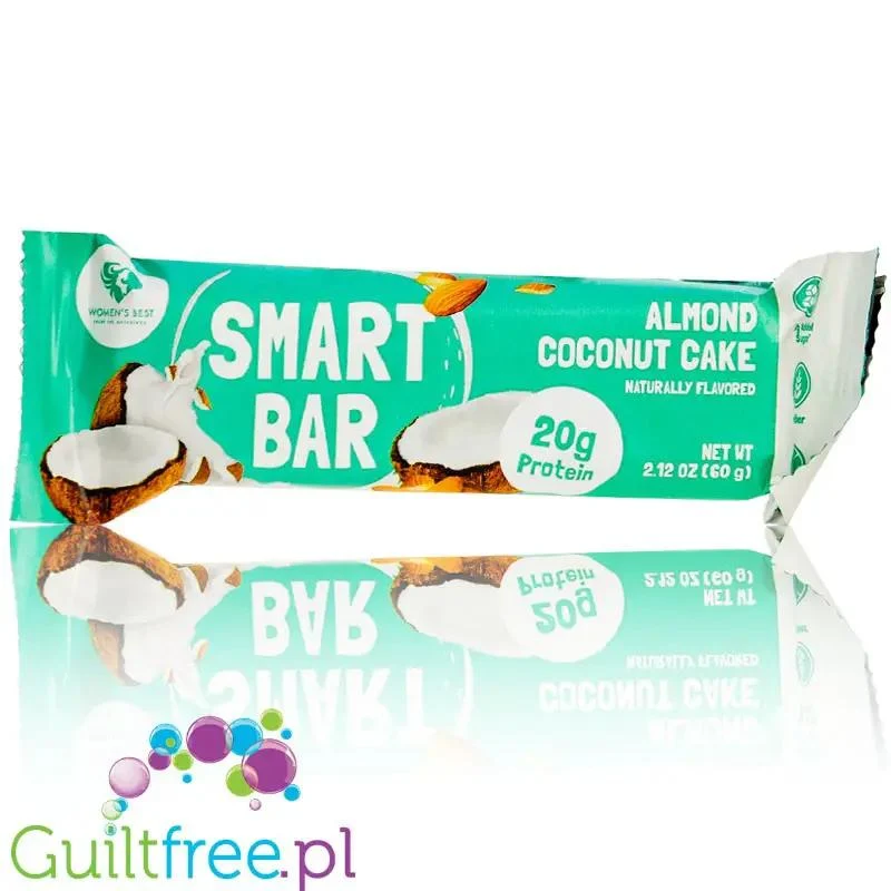 Women's Best Smart Bar Almond Coconut Cake - baton proteinowy 20g białka z naturalnymi aromatami