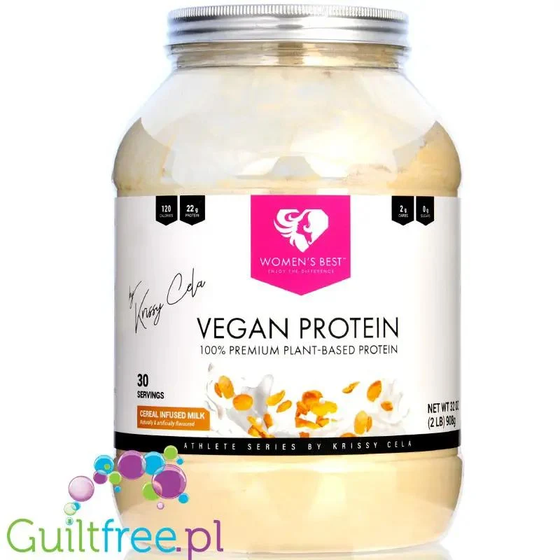 Women's Best Vegan Protein Cereal Infused Milk by Krissy Cella - wegańska odżywka białkowa dla kobiet