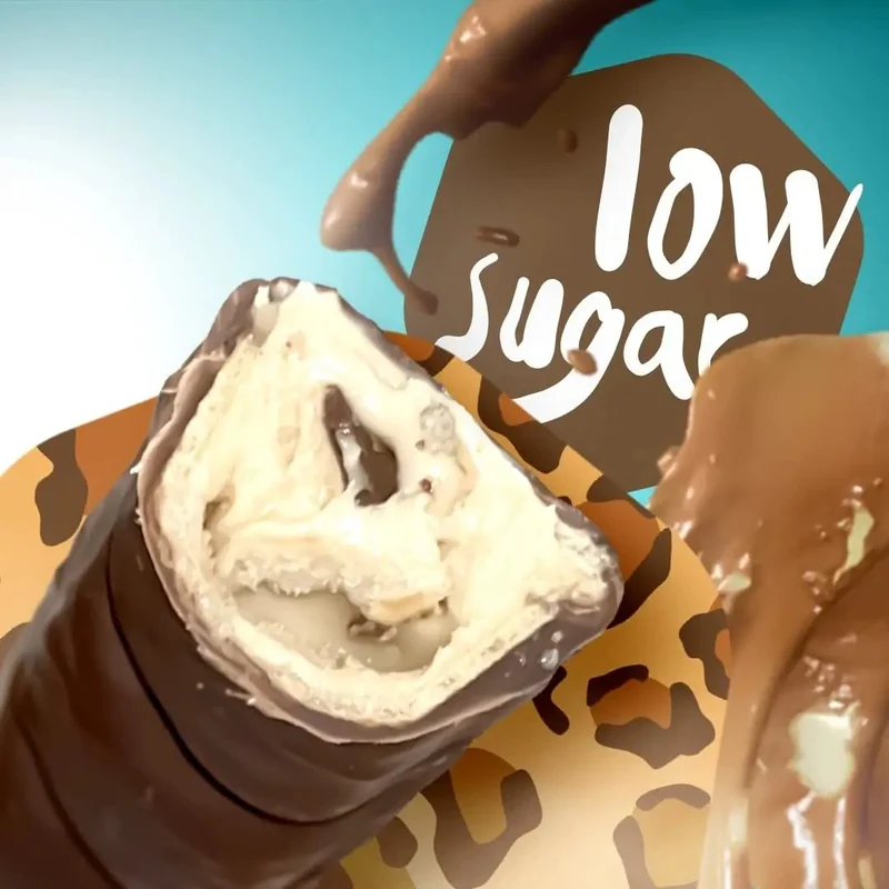 Go Fitness Ono Bar Brownie Caramel - bezglutenowy wafelek a la Bueno w czekoladzie z kremem karmelowym, 10g białka
