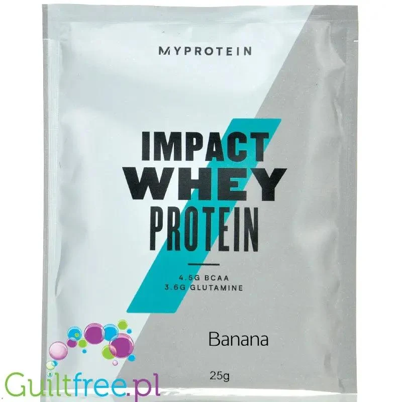 MyProtein Impact Whey Banana - odżywka białkowa saszetka, Banan