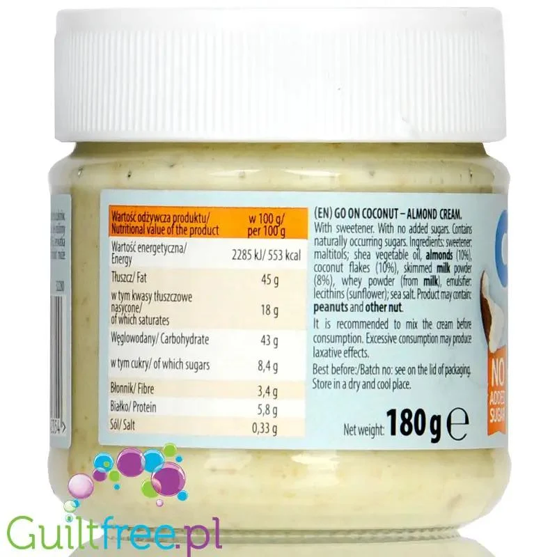 Sante GoON CocoNut Cream - krem kokosowo-migdałowy bez dodatku cukru