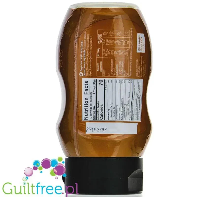 Diablo Dessert Sauce Salted Caramel - super gęsty sos deserowy bez dodatku cukru, Solony Karmel