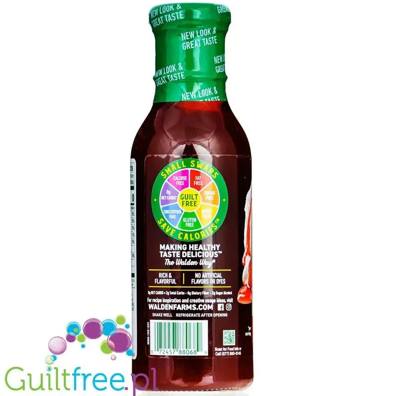 Walden Farms Strawberry Syrup USA - syrop zero kalorii o smaku truskawkowym bez sukralozy