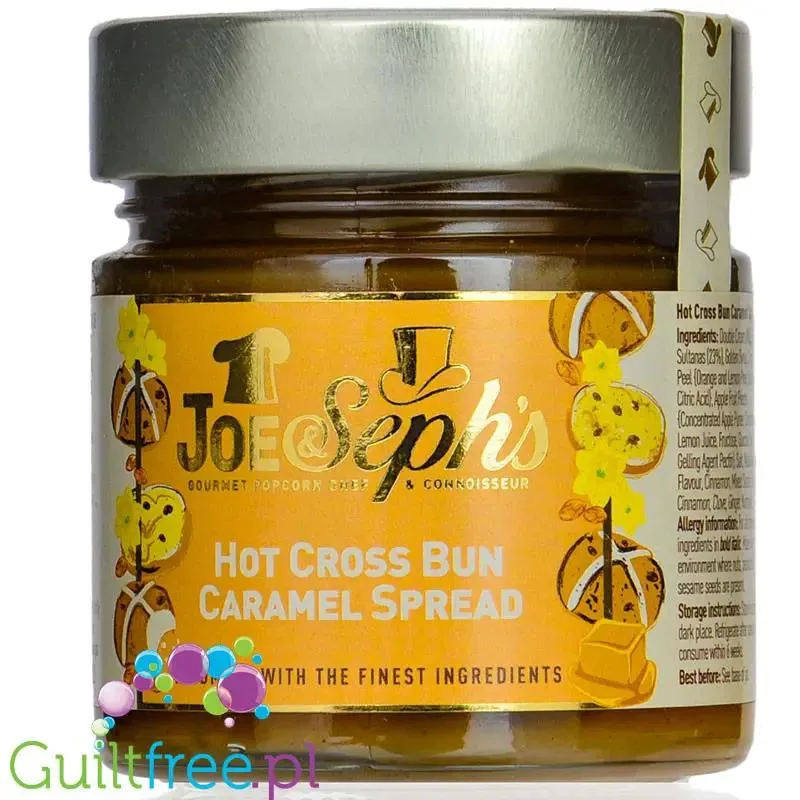 Joe & Seph's Hot Cross Bun Caramel Spread (CHEAT MEAL) - krem karmelowy o smaku cynamonki