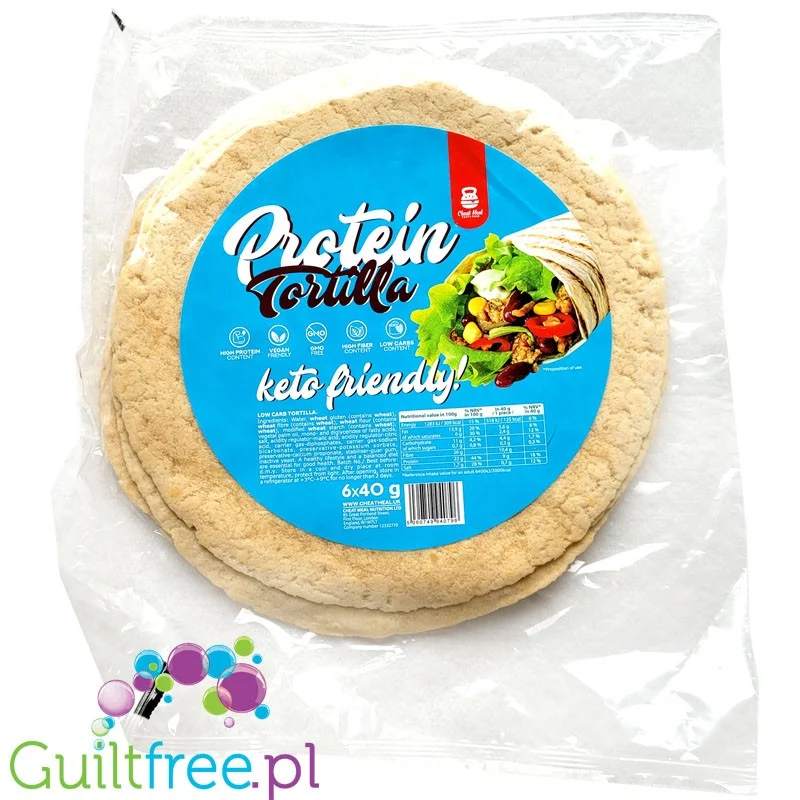 Cheat Meal Protein Tortilla - tortille proteinowe 125kcal (6 x 18cm)