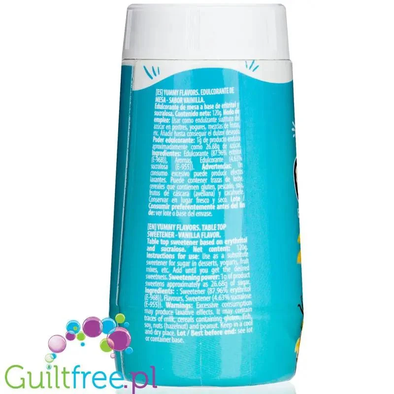 Max Protein Yummy Flavors Vanilla - waniliowy aromat proszkowy bez cukru