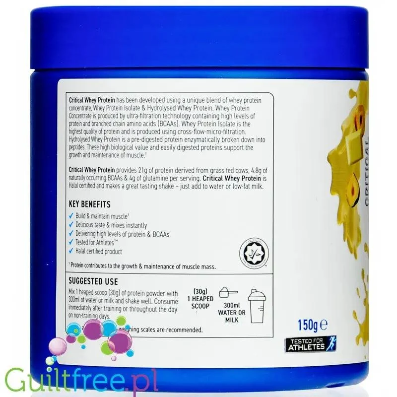 Applied Critical Whey Advanced Protein White Chocolate Bueno - odżywka białkowa z WPI, WPH i WPC, 21g białka & 110kcal