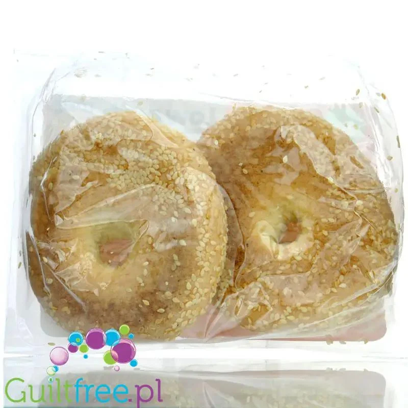 Balviten KETO bajgle z sezamem bez glutenu, 1,28g węglowodanów