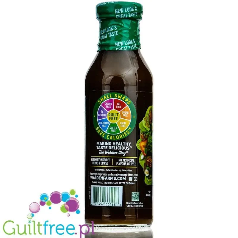 Walden Farms Honey Balsamic Vinegar Dressing USA - sos sałatkowy zero kcal ze stewią