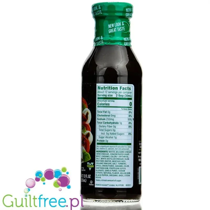 Walden Farms Balsamic Vinaigrette Dressing USA - sos sałatkowy zero kcal ze stewią