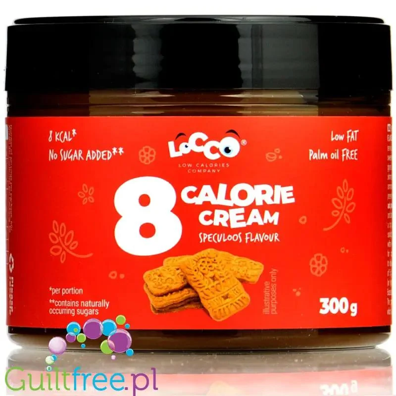 Locco Speculoos Spread 151kcal - niskotłuszczowy krem do smarowania bez cukru, Biscoff