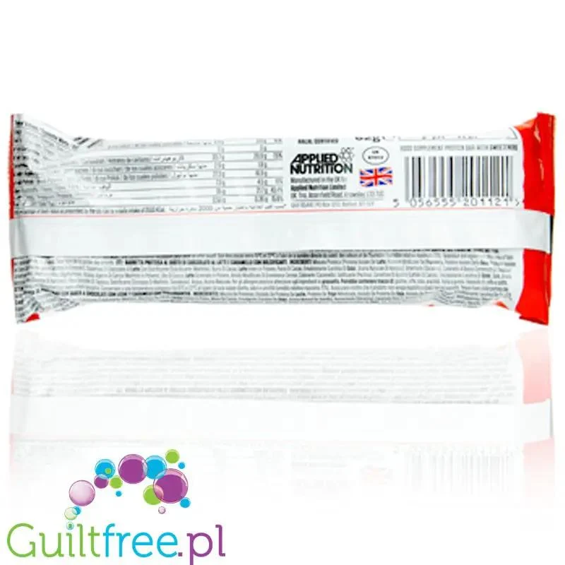 Applied Nutrition Crunch Bar Milk Chocolate Caramel - baton proteinowy Czekolada & Karmel