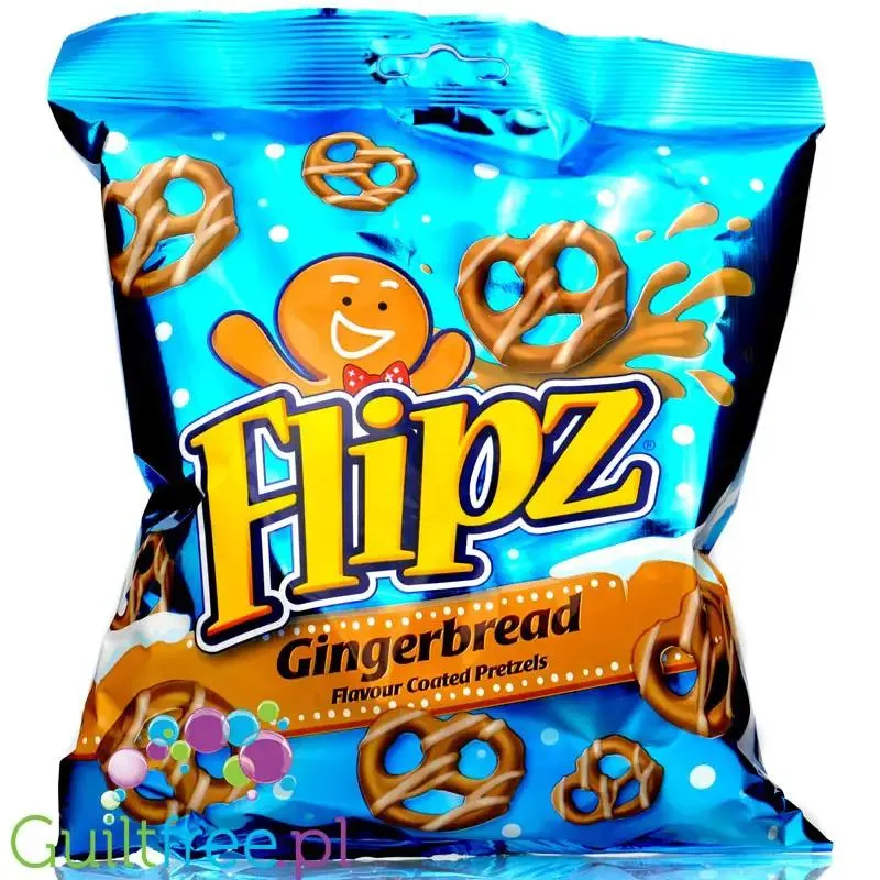 Flipz Gingerbread (CHEAT MEAL) - precelki w polewie czekoladowo-piernikowej