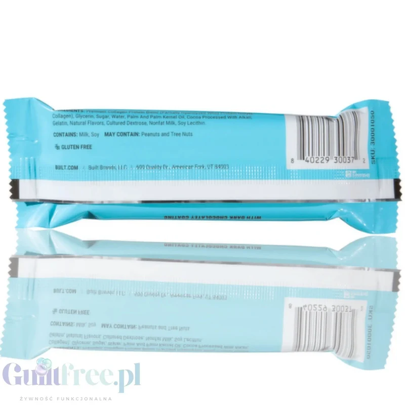 Built Bar Protein Puffs Coconut - proteinowy baton marshmallow w czekoladzie 17g białka & 140kcal