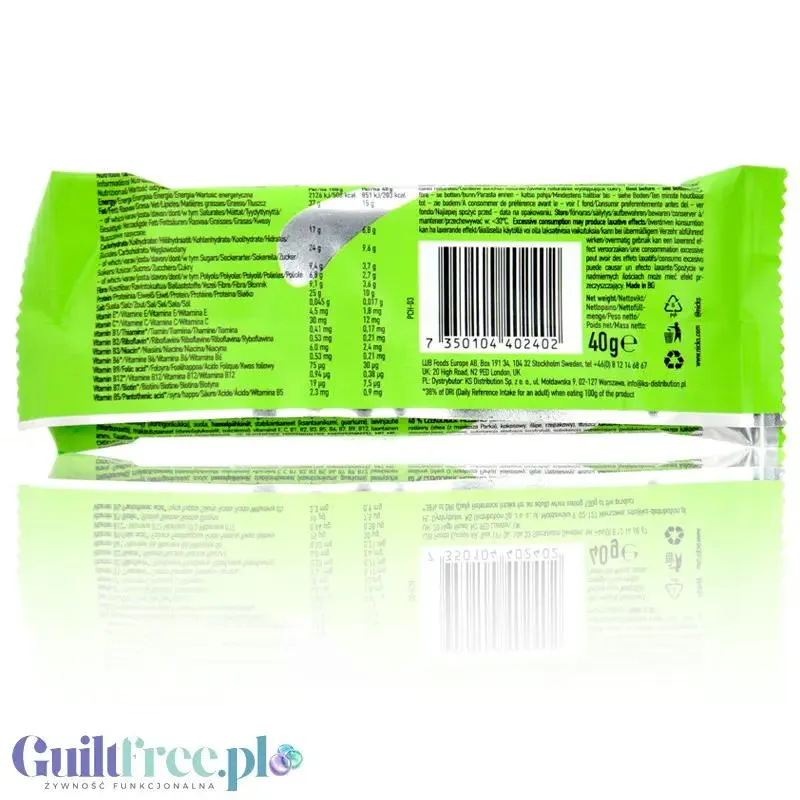 N!CK'S Nicks Protein Wafer Hazelnut - bezglutenowy wafelek proteinowy z kremem orzechowym w polewie czekoladowej