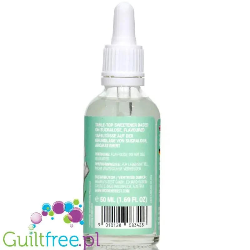 Women's Best Flavor Drops Coconut - słodzone krople aromatyzujące, Kokos