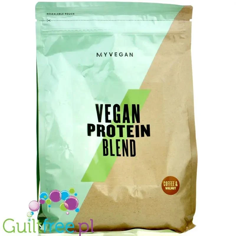 MyProtein Impact Vegan Protein Blend Coffee & Walnut 1KG - odżywka białkowa dla wegan, smak Kawa & Orzech Włoski