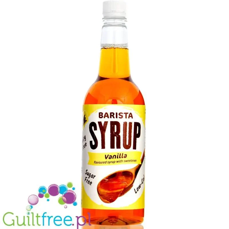 Applied Fit Cuisine Barista Coffee Syrup Vanilla 1L - waniliowy syrop zero kalorii do kawy, bez cukru