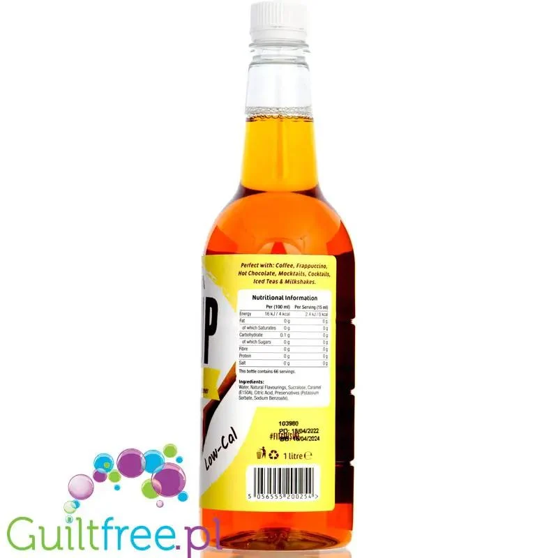 Applied Fit Cuisine Barista Coffee Syrup Vanilla 1L - waniliowy syrop zero kalorii do kawy, bez cukru