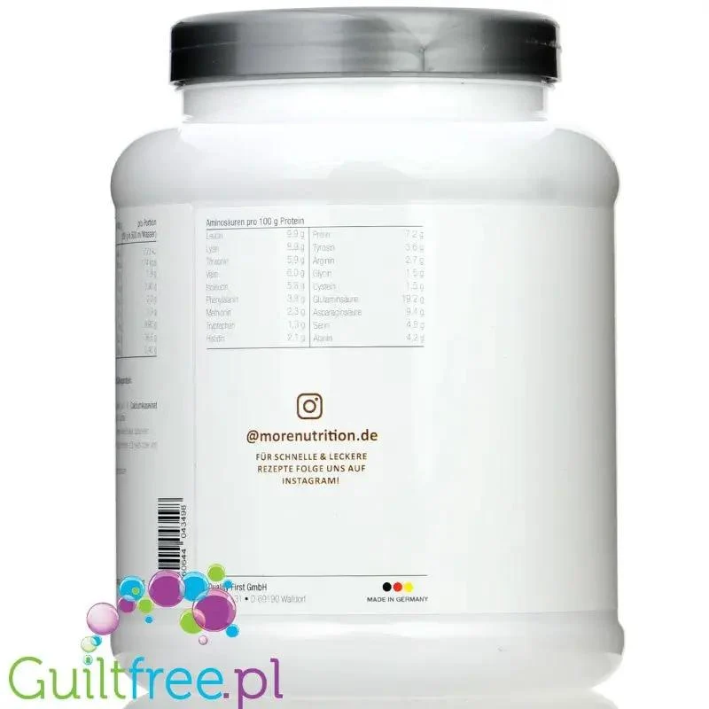 More Nutrition Total Protein Nuss-Nougat Praliné 0,6kg - białko kazeinowe z laktazą, smak Pralinka Orzechowa