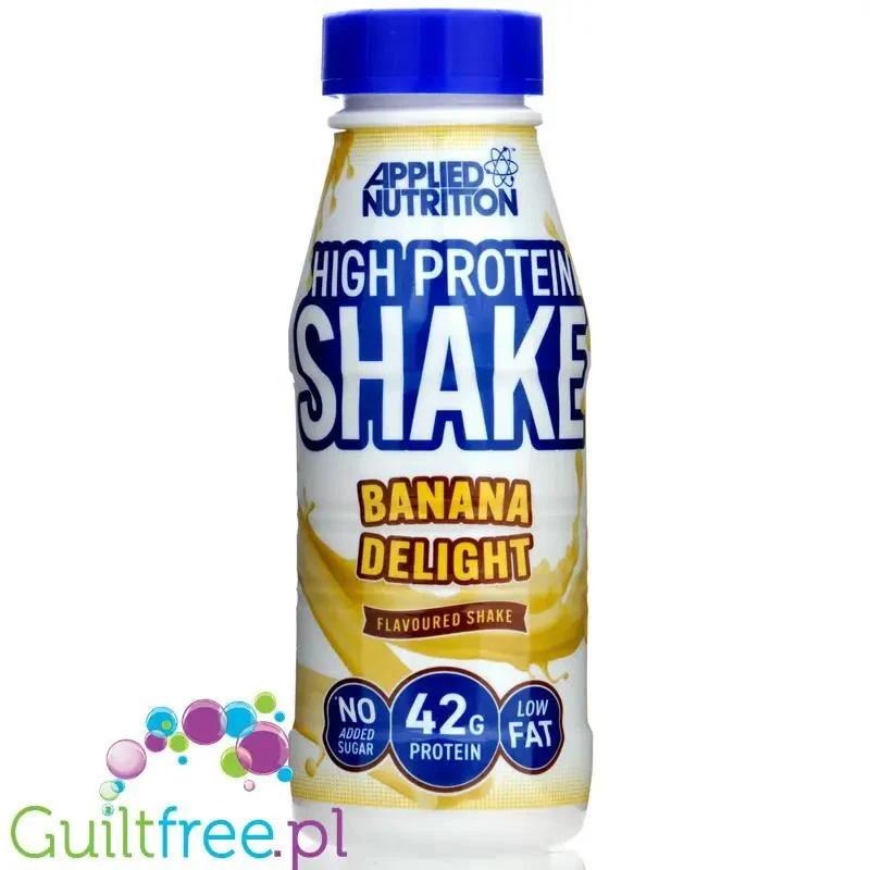 Applied Nutrition Protein Shake Banana Delight - gotowy szejk proteinowy 42g białka & 240kcal