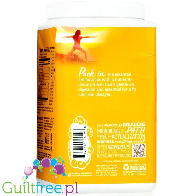 Sunwarrior Protein Classic Plus, Natural 0,75KG - organiczna wegańska odżywka białkowa bez słodzików