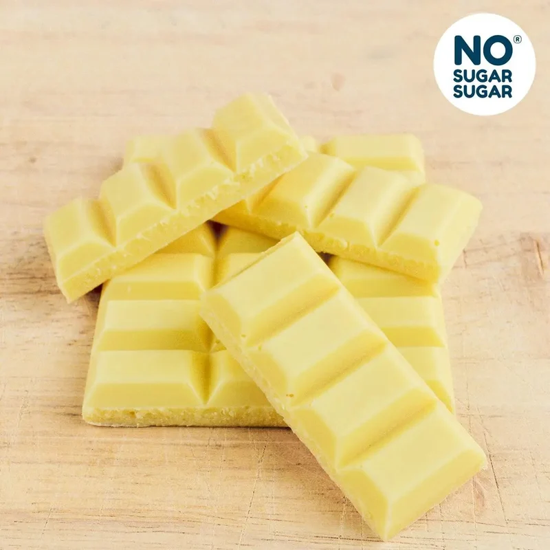 NO SUGAR SUGAR Schokolade Feinste Weiße - rzemieślnicza biała czekolada bez cukru z erytrolem i stewią