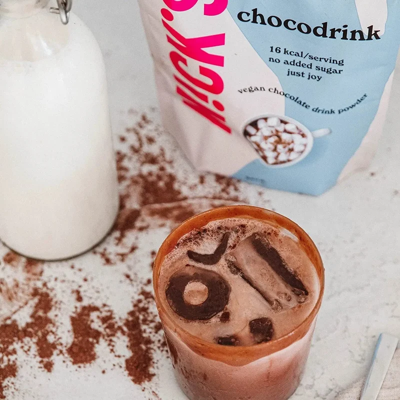 N!CK'S Nicks Chocodrink 16kcal - wegańska czekolada do picia bez cukru ze stewią i erytrolem
