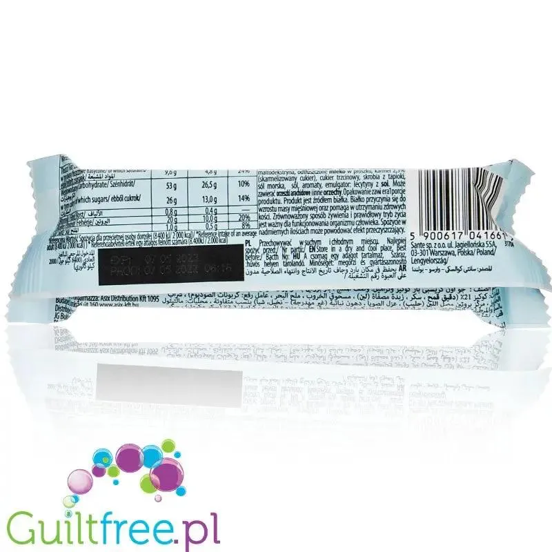 Sante GoON Protein Crisp Cookies Caramel - chrupiący baton proteinowy z ciasteczkami i karmelem