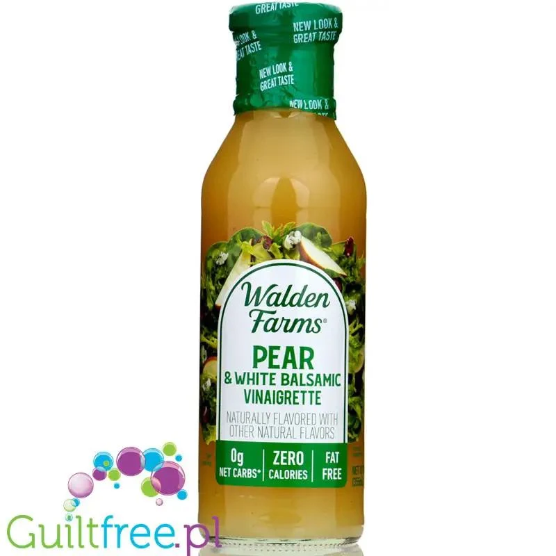 Walden Farms Vinaigrette, Pear & White Balsamic USA - 0kcal, dressing gruszkowy winegret ze stewią