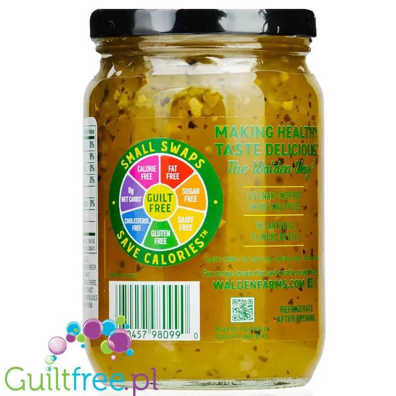 Walden Farms Pasta Sauce, Garlic & Herb USA - 0kcal, sos sos czosnkowo-ziołowy bez sukralozy
