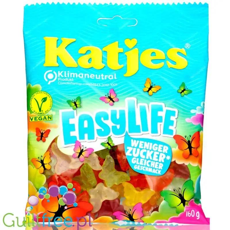 Katjes Sweet Life - wegańskie żelki 30% mniej cukru bez słodzików