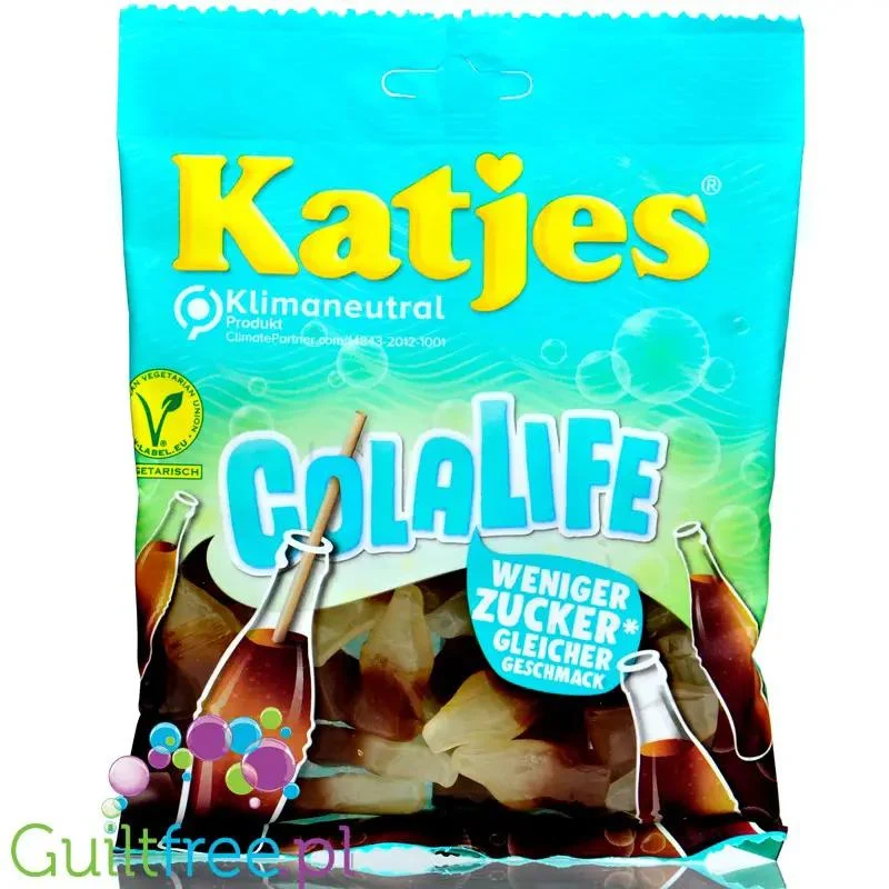 Katjes Colalife - wegańskie żelki 30% mniej cukru bez słodzików