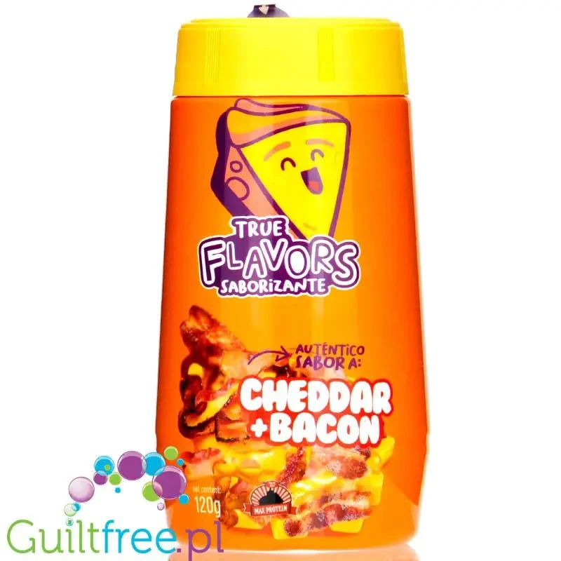 Max Protein True Flavors Cheddar & Bacon - niskokaloryczna posypka smakowa