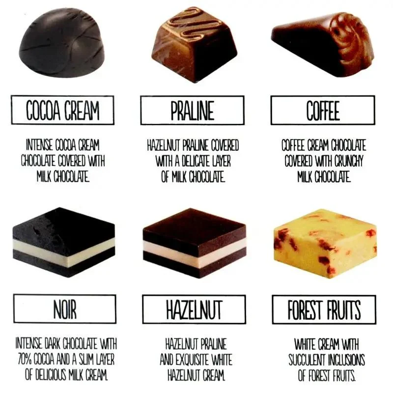 Diablo Luxury Chocolate Box - bombonierka, pralinki czekoladowe bez dodatku cukru