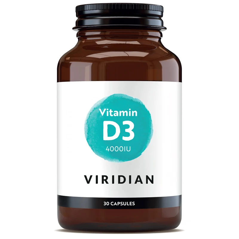 Viridian Vitamin D3 4000Iu, 30 capsules