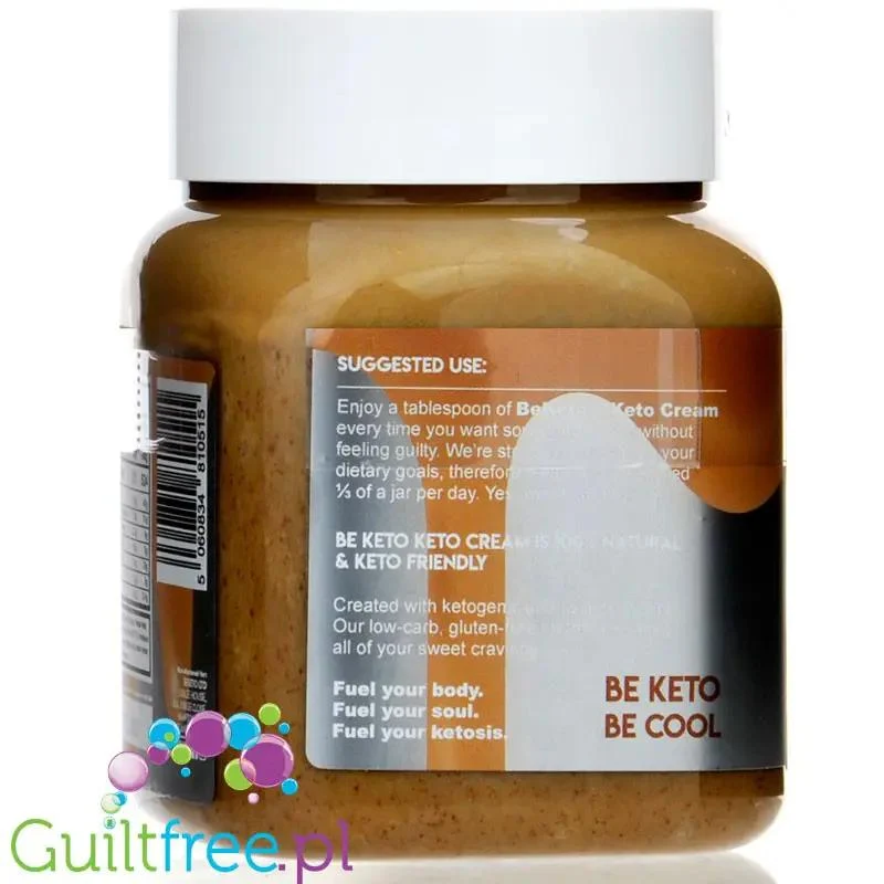 BeKeto Keto Krem™ Pecan & Salted Caramel - krem pekanowo-karmelowy z MCT