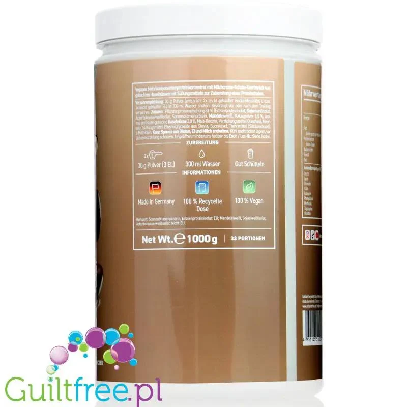 Rocka Nutrition No Whey Milky Choco Eggs 1kg - wegańska odżywka białkowa 5 źródeł białka