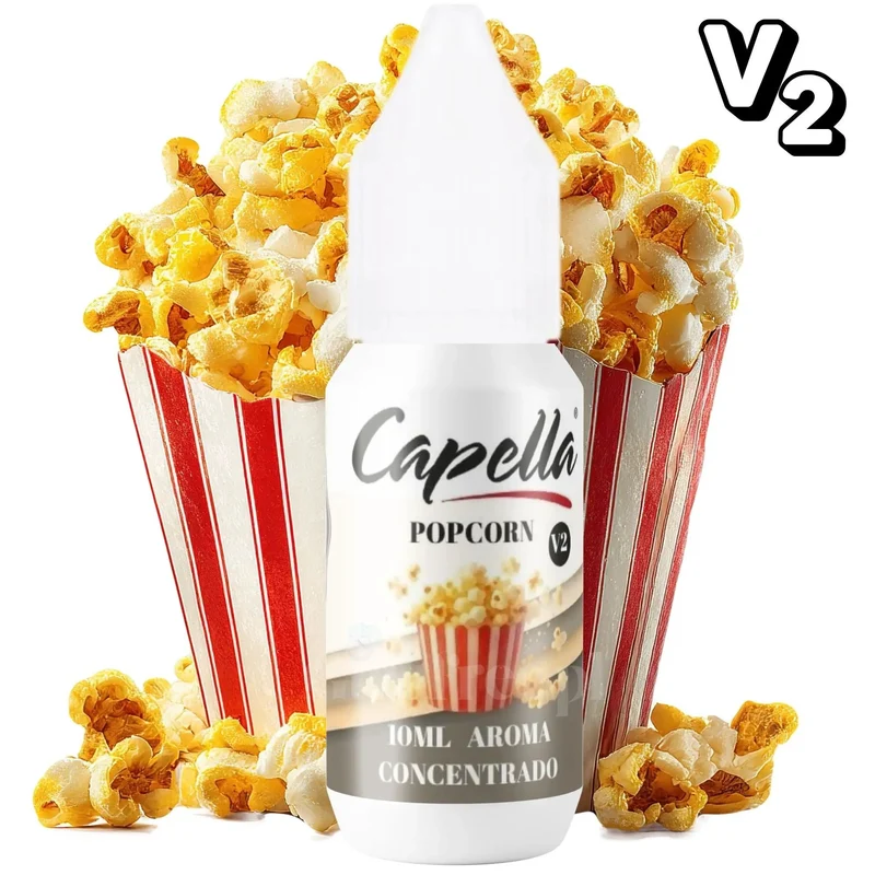 Capella Popcorn V2 - skoncentrowany aromat spożywczy bez cukru i bez tłuszczu