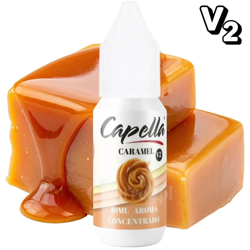 Capella Caramel V2 - skoncentrowany karmelowy aromat bez cukru i bez tłuszczu