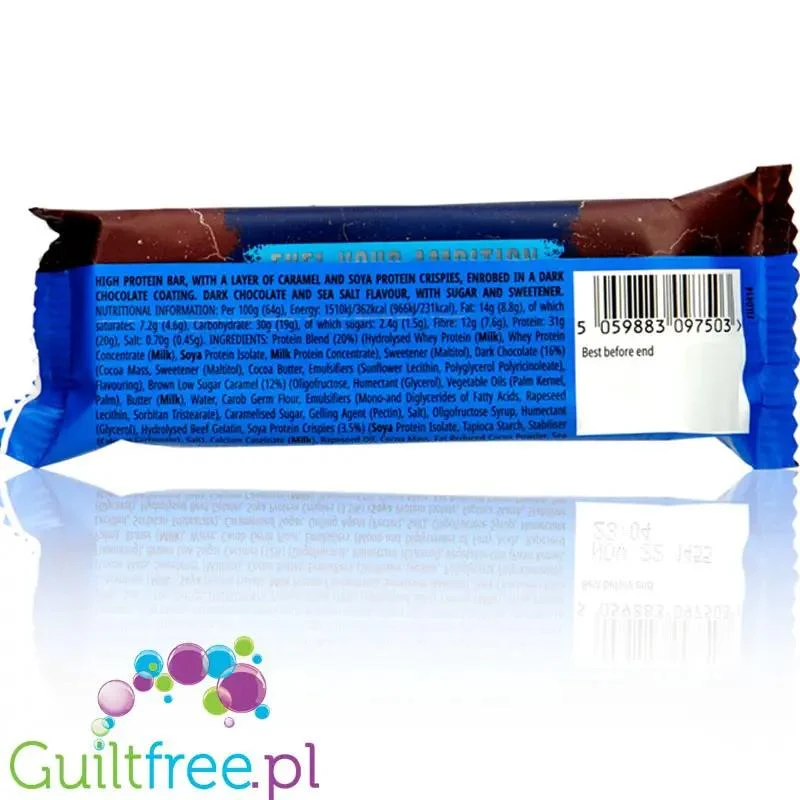 MyProtein Impact Bar Dark Chocolate Sea Salt - baton białkowy Ciemna Czekolada & Sól, 20g białka & 230kcal
